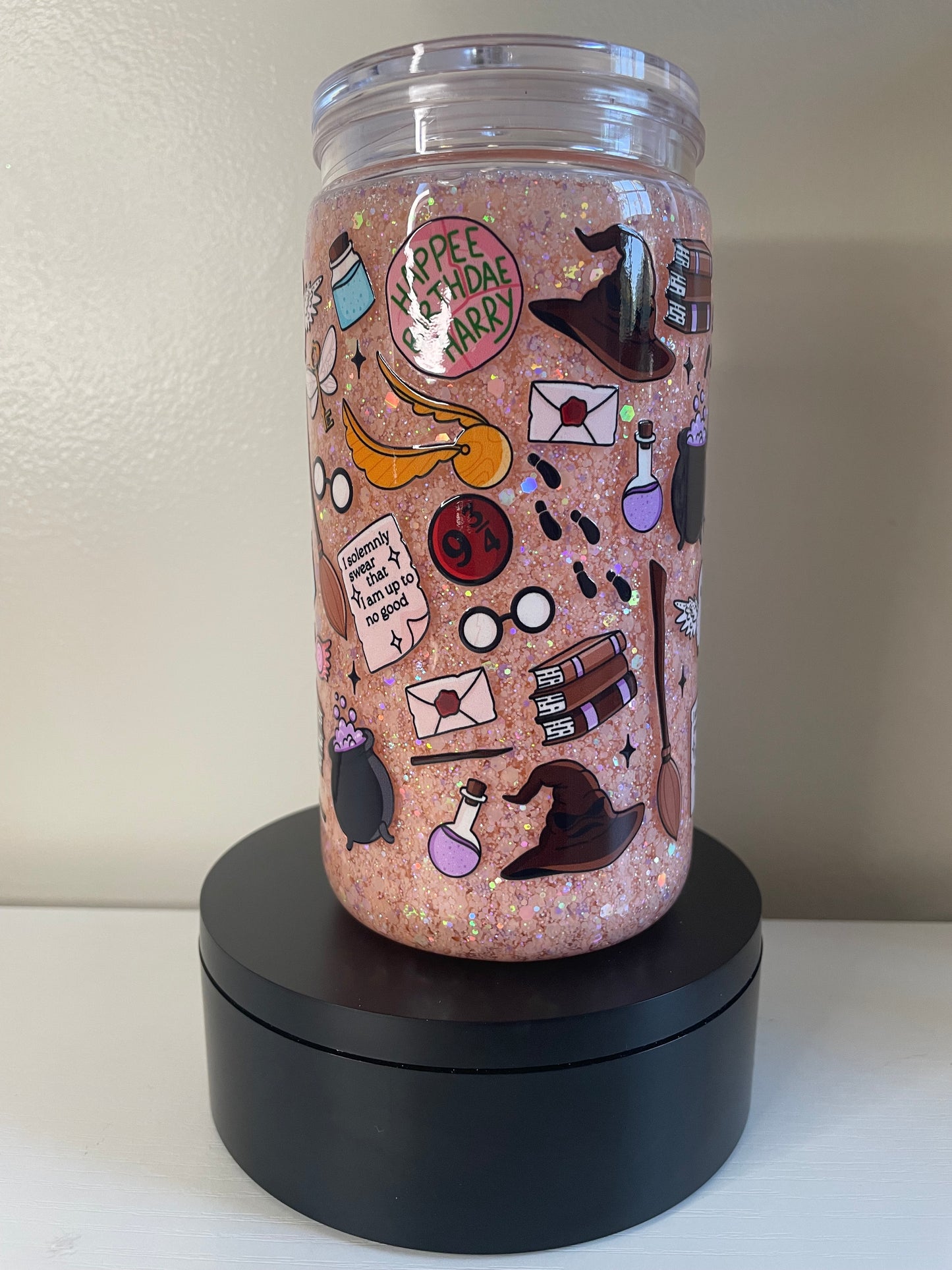 Wizard 16oz Snowglobe tumbler