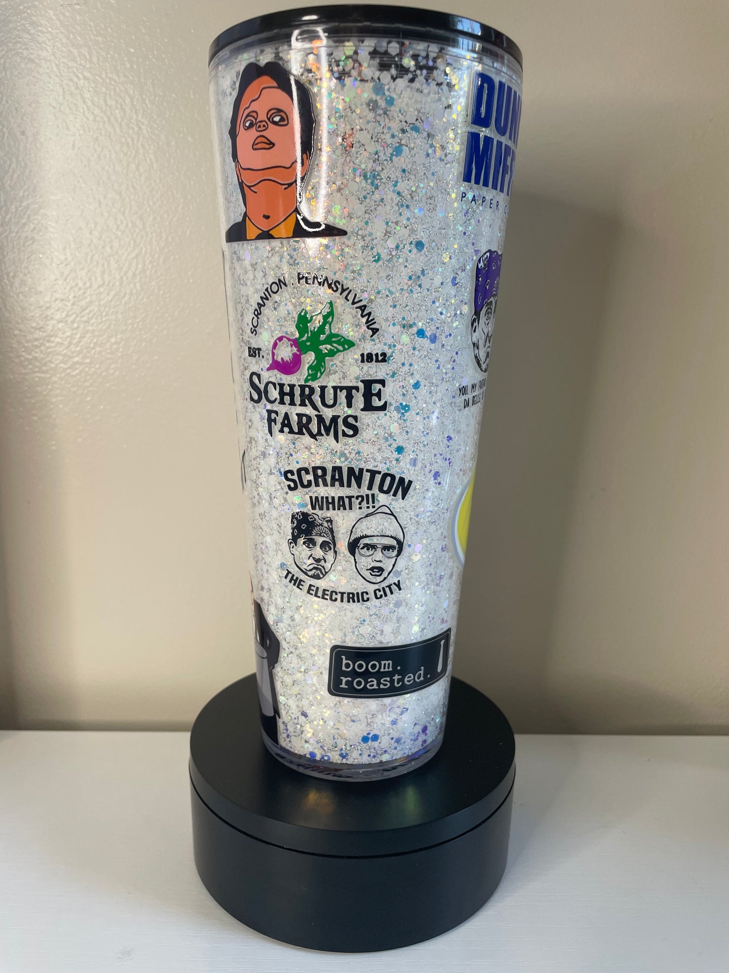 The Workplace 24oz Glitterglobe Tumbler