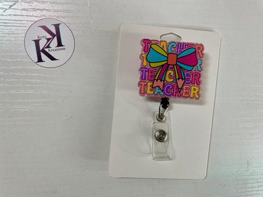 Teacher Badge Reel