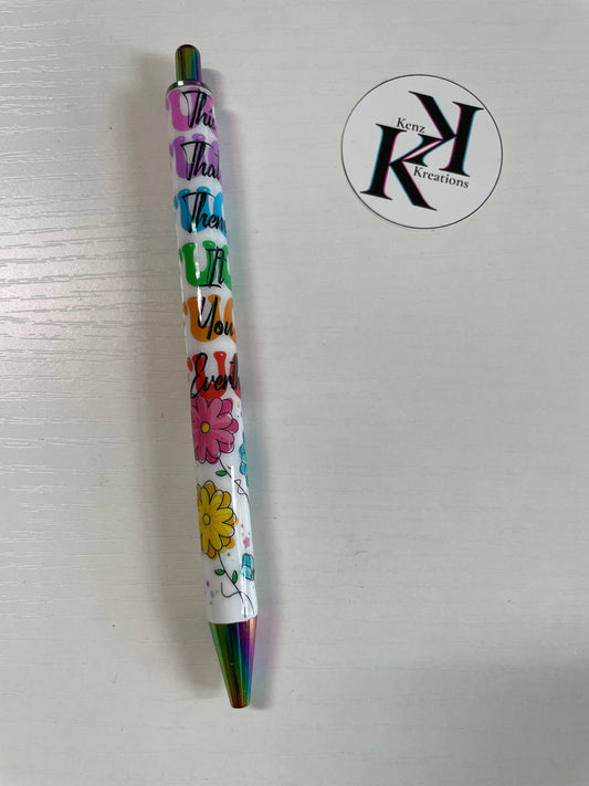 Pen 8- F-this,that,them,it,you,everything