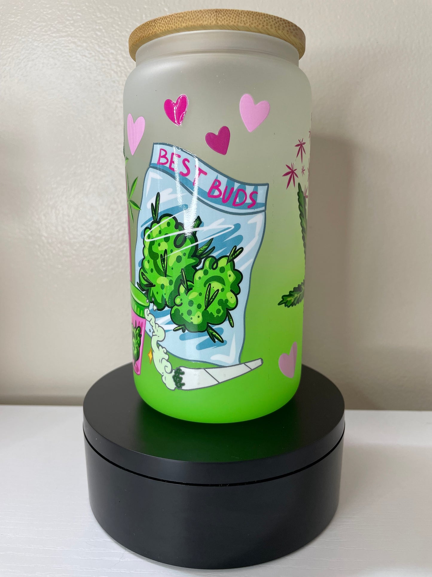 420 16oz glass tumbler