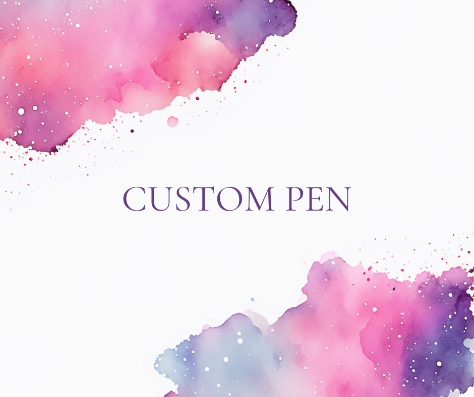 Custom Inkjoy glitter pen