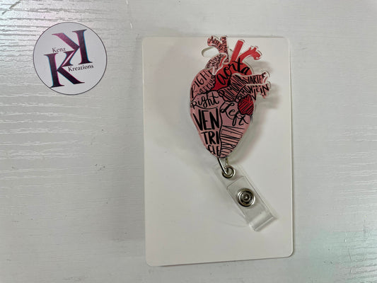 Anatomical Heart Badge Reel