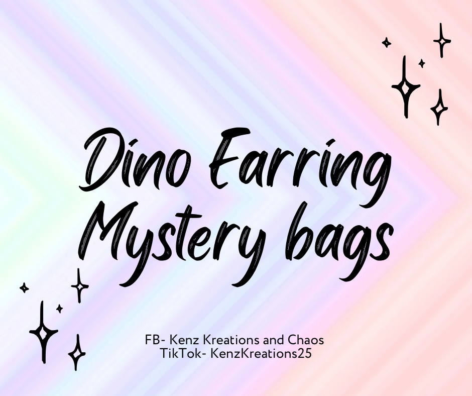 Dino Earring Mystery Bags