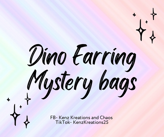 Dino Earring Mystery Bags