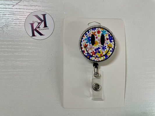 Smiley Badge Reel