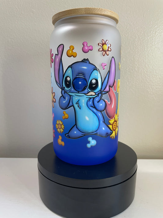 Alien 16oz glass tumbler