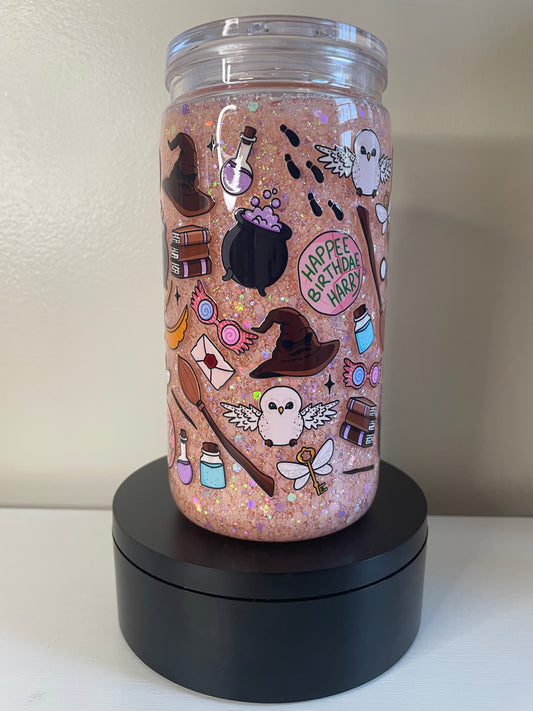 Wizard 16oz Snowglobe tumbler