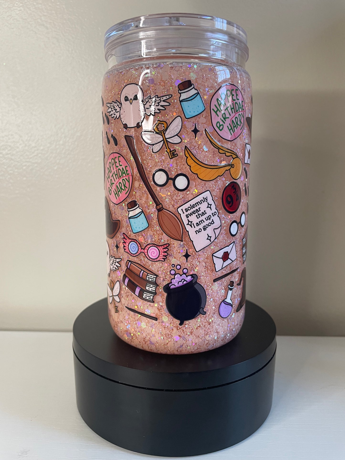 Wizard 16oz Snowglobe tumbler