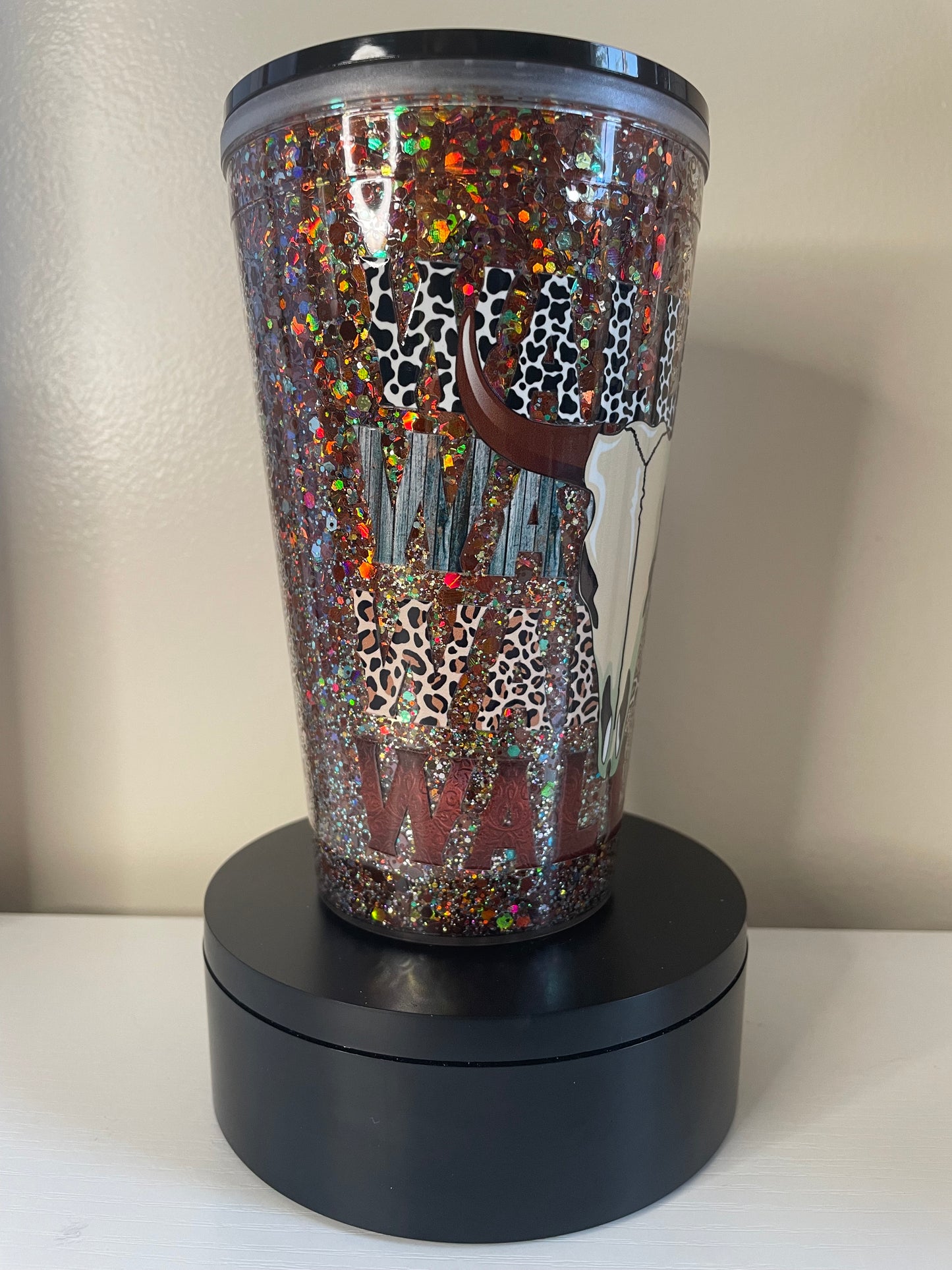 Country 16oz Glitter Globe Tumbler