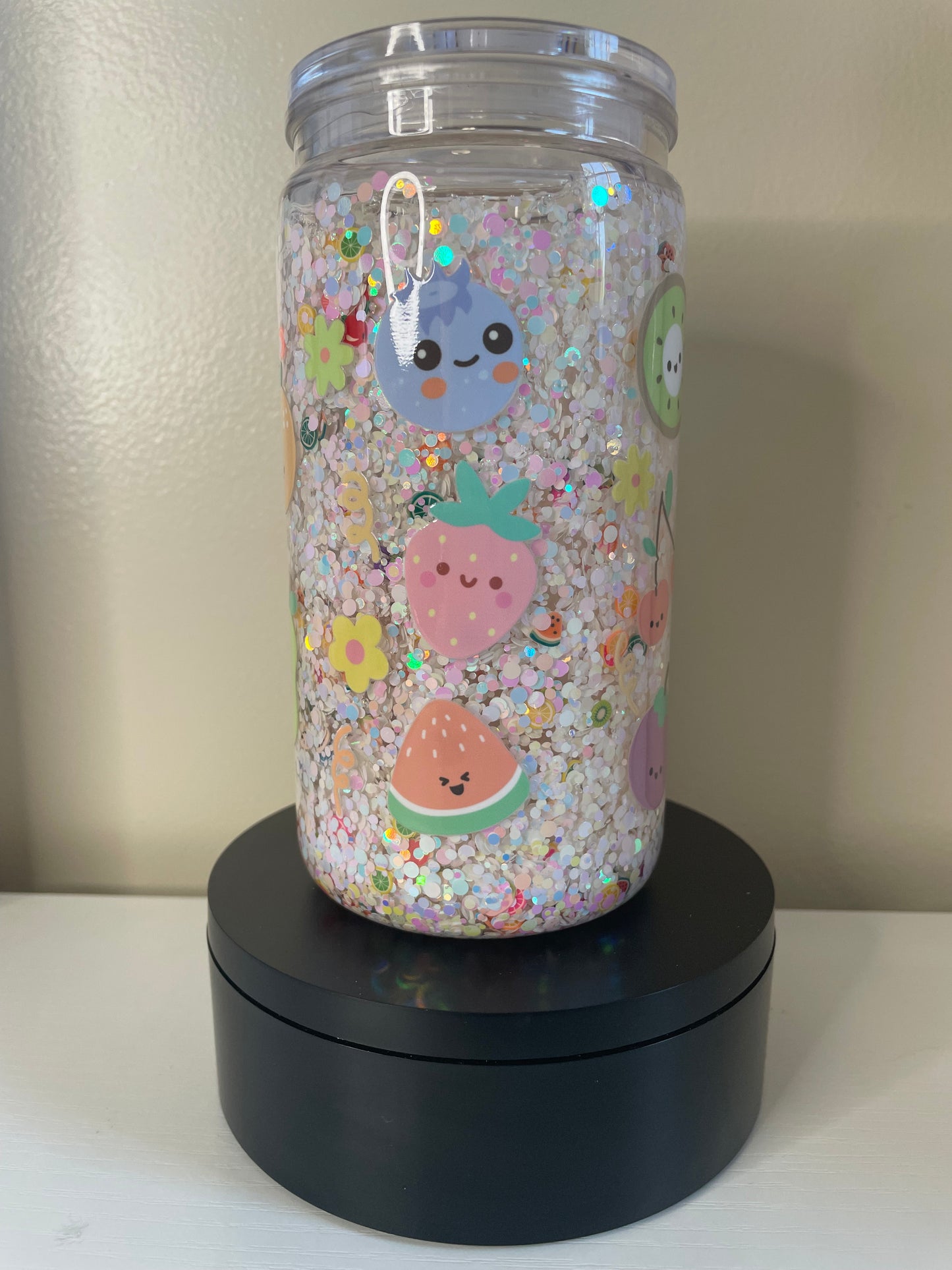 Fruit 16oz Snowglobe Tumbler