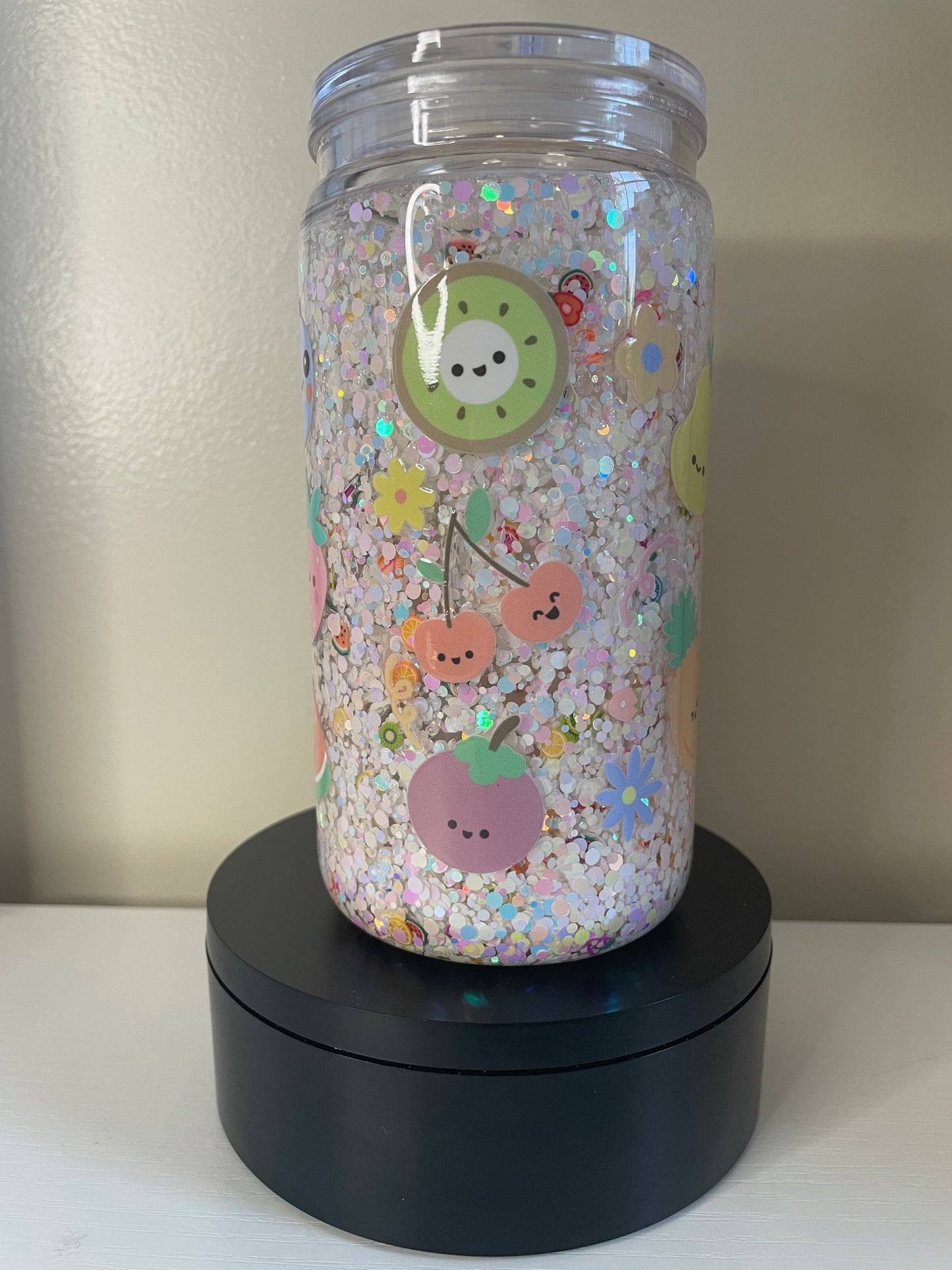 Fruit 16oz Snowglobe Tumbler