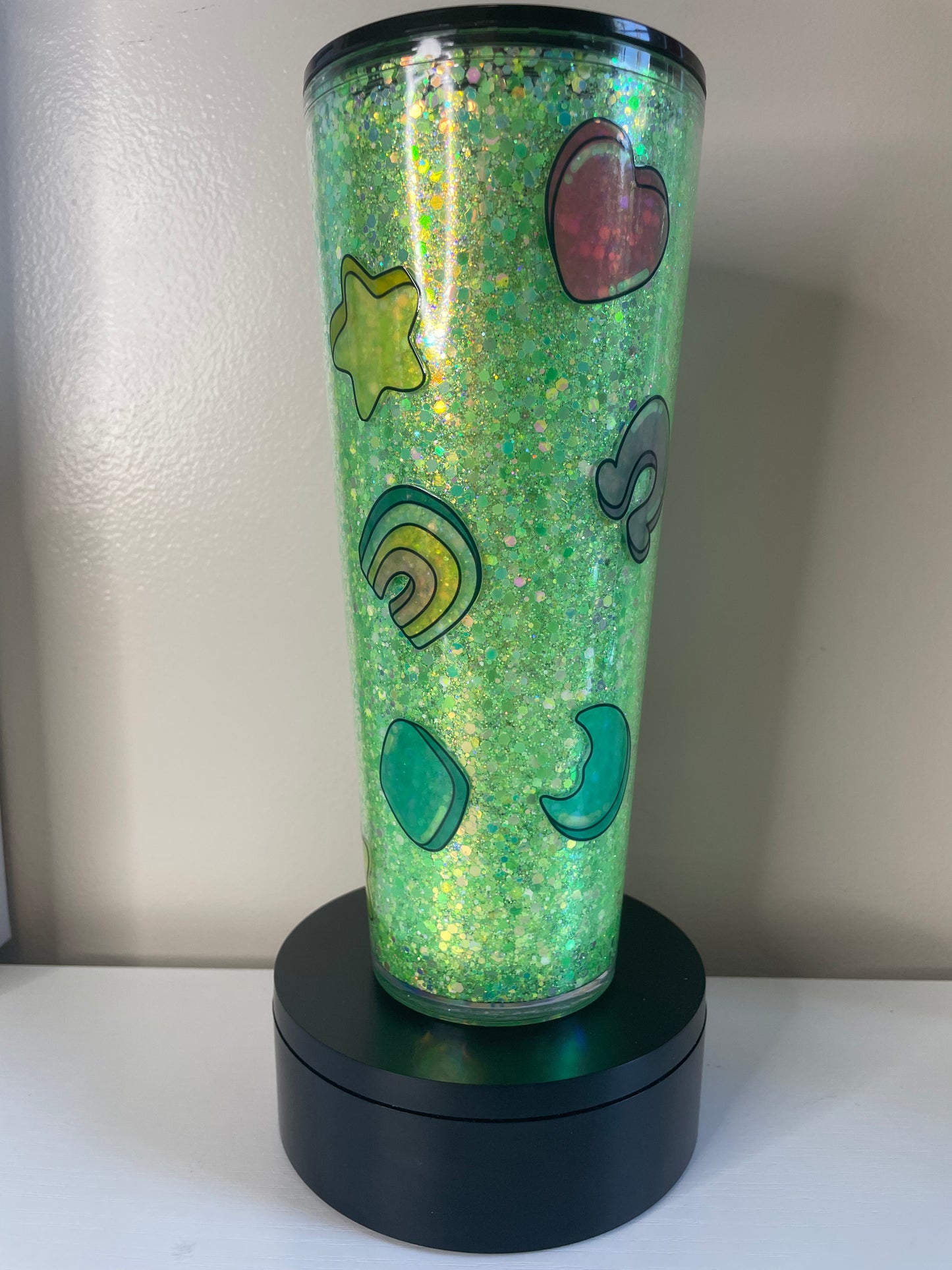 Lucky 24oz Glow Glitterglobe Tumbler