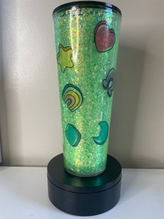 Lucky 24oz Glow Glitterglobe Tumbler