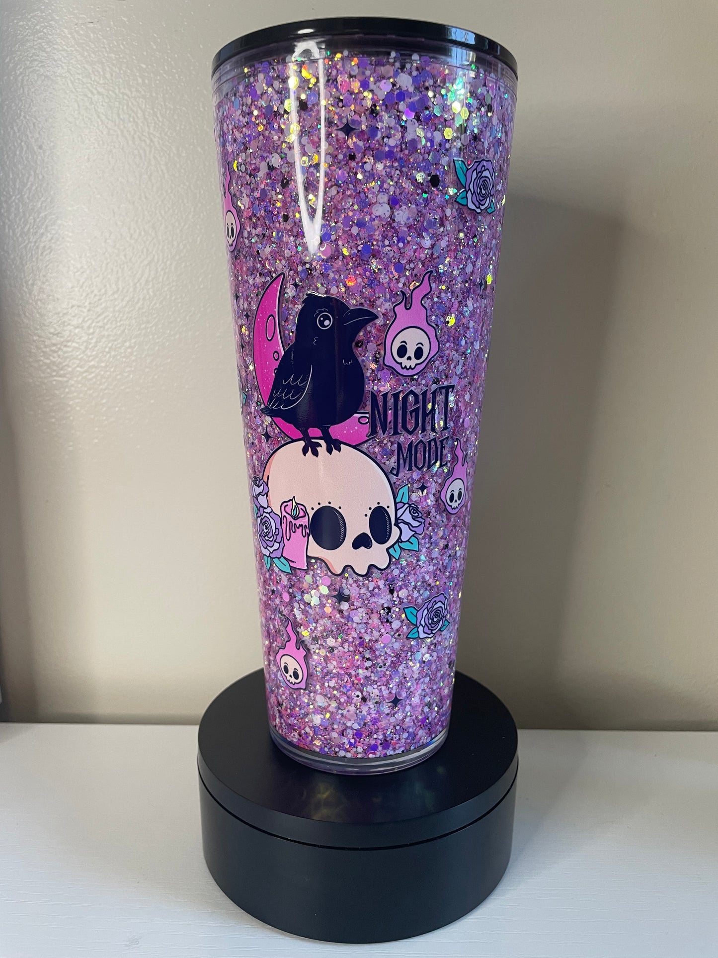 Nightmode 24oz Snowglobe tumbler