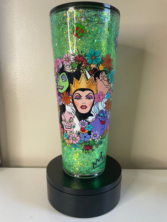 Villains 24oz Glow Snowglobe Tumbler