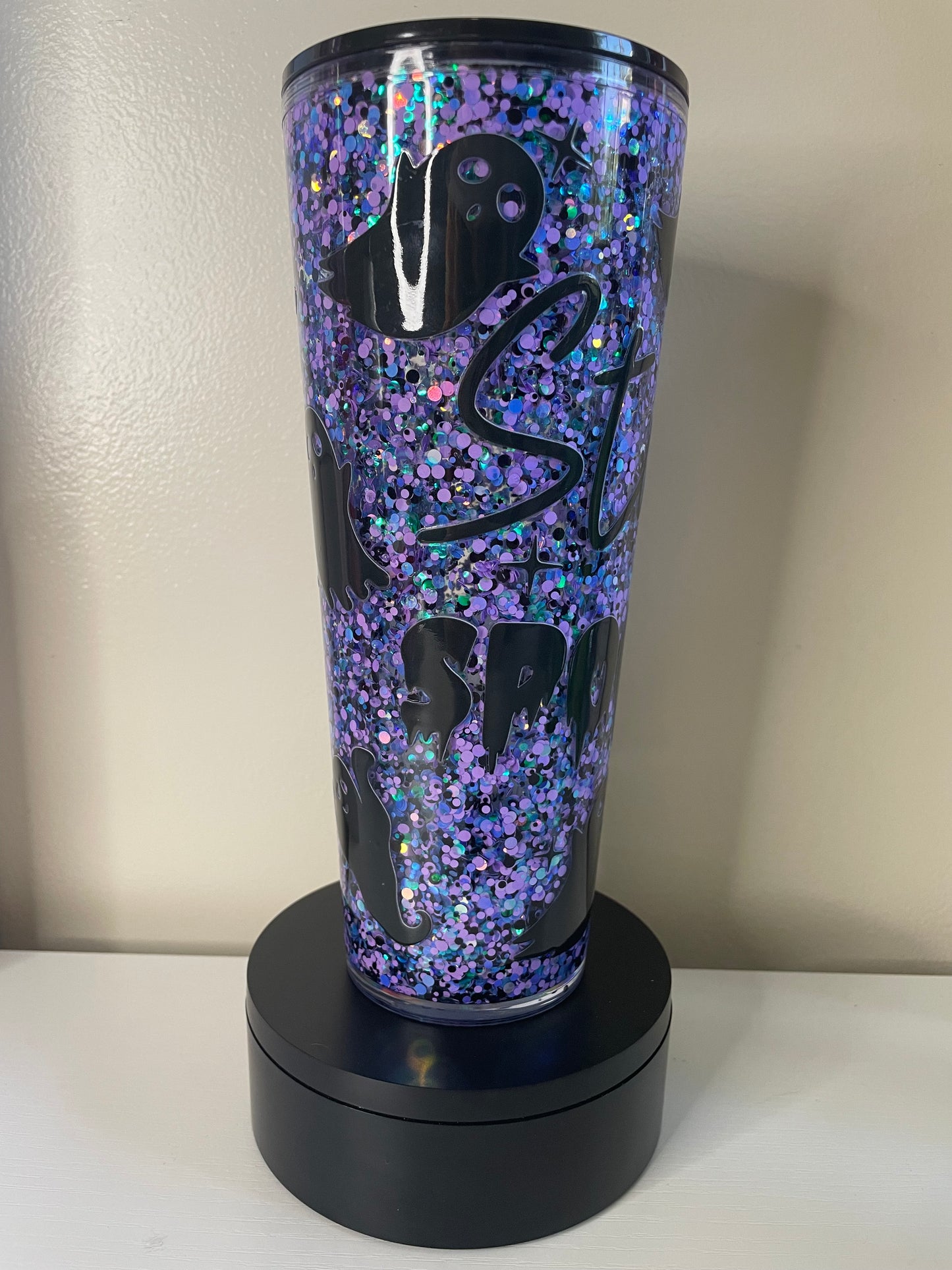 Stay Spooky 24oz Snowglobe tumbler